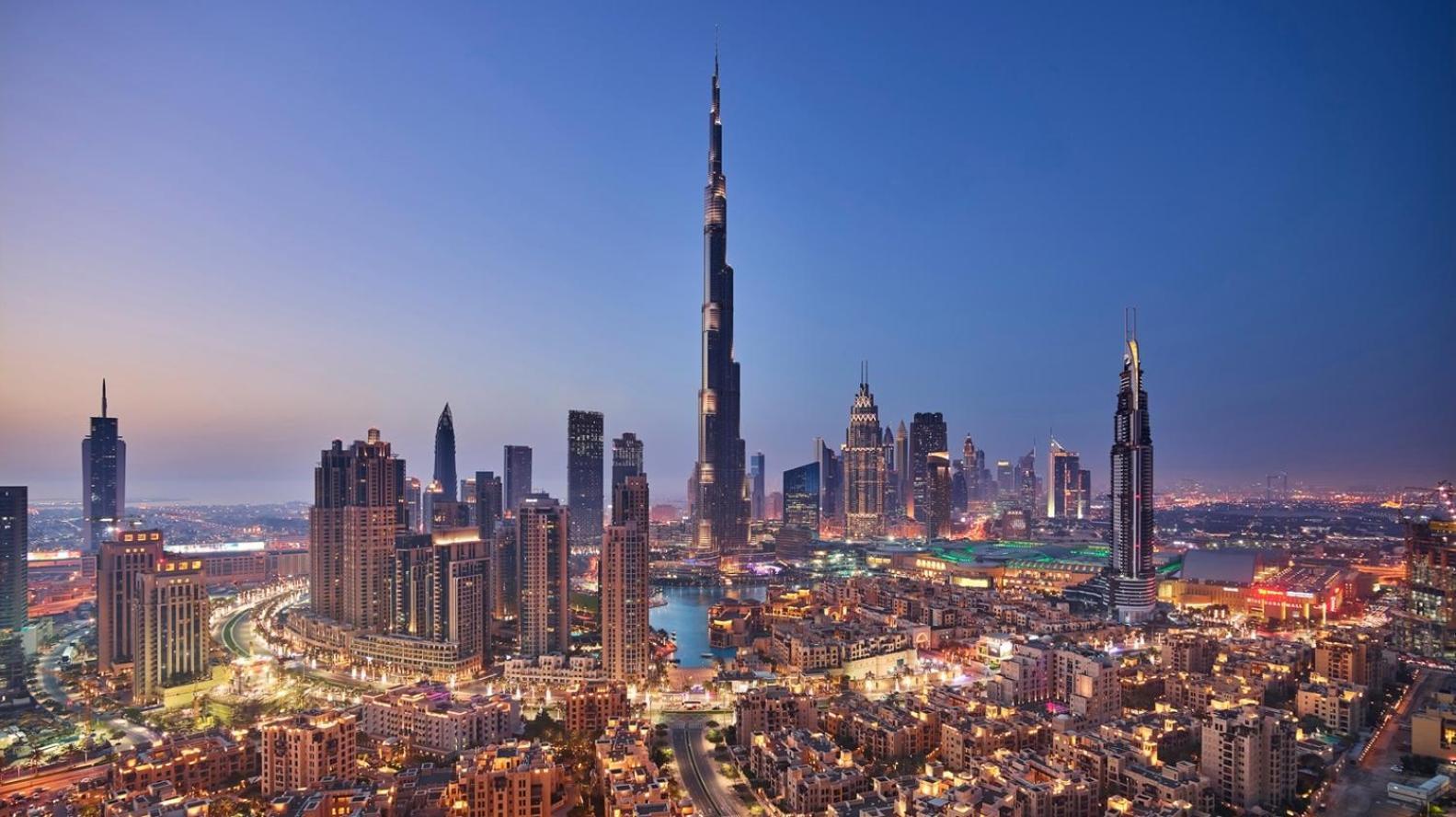 Appartamento Trophy 2Br Aladdin Estate W Burj Khalifa View Dubai Esterno foto